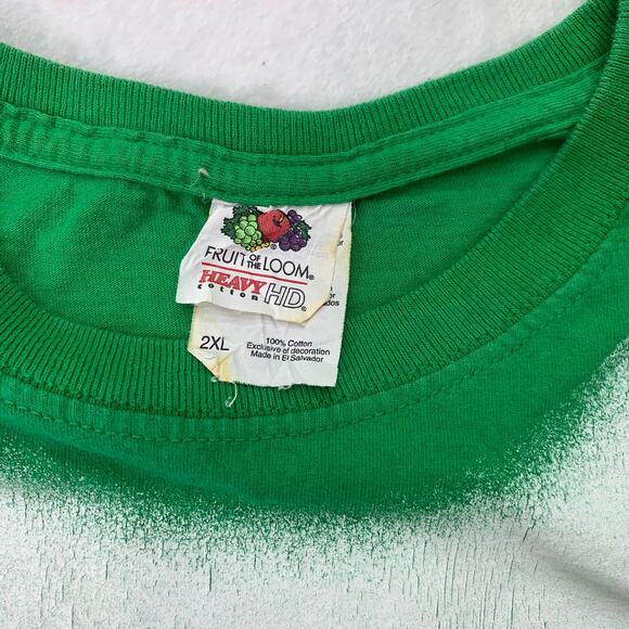 Vintage Elf 2XL Short Sleeve Holiday Tee TShirt Buddy the Elf Fruit of the Loom - Picture 4 of 7